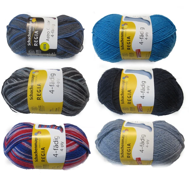 50g Wolle Sockenwolle Sockengarn Strumpfgarn Regia 4fädig (75€ /100g)