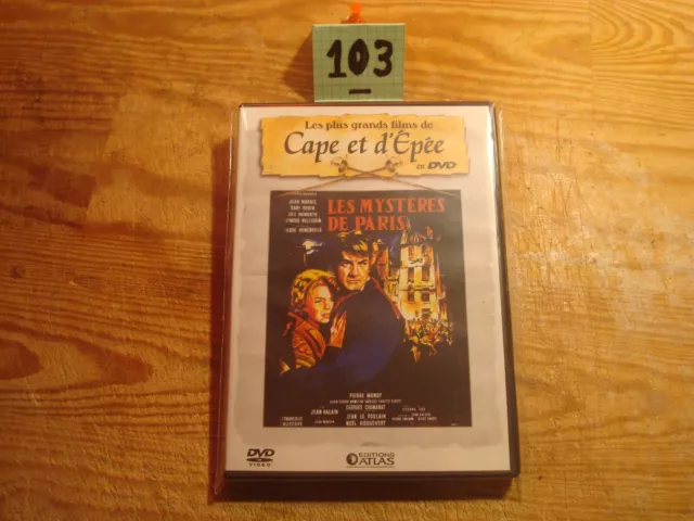 DVD : Les mysteres de Paris - Jean Marais / Lemaus / Comme Neuf