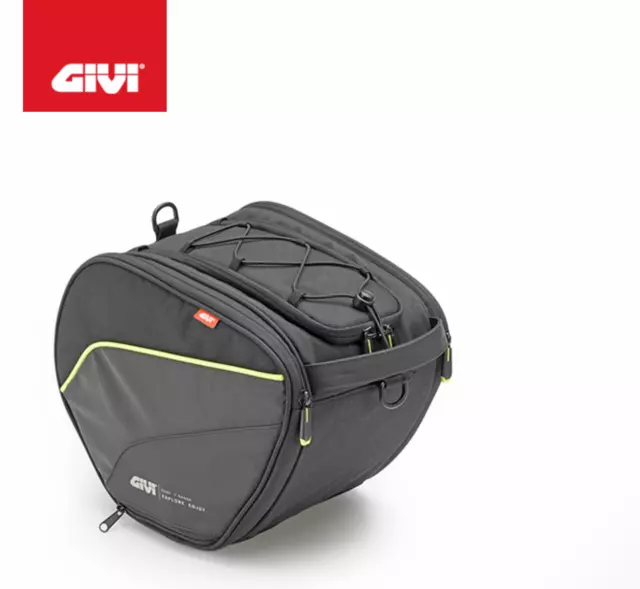 Sac Tunnel Selle piaggio beverly 300 Avec Poches Latéral EA135 GIVI Noir