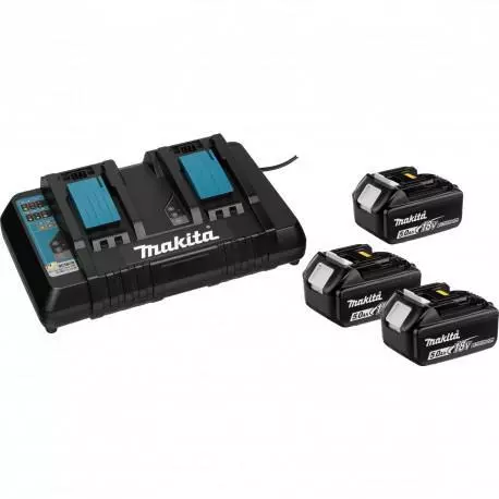 Makita 198458-6 Power Source Set Li 18V 5Ah Mod. 198458-6 EAN 0088381483704