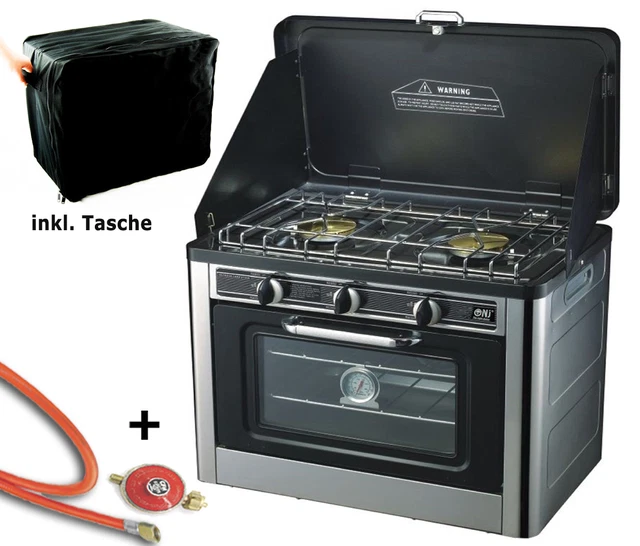 ZMC Mini Cuisinière de Camping Extérieur Gaz à Cartouche 3200W