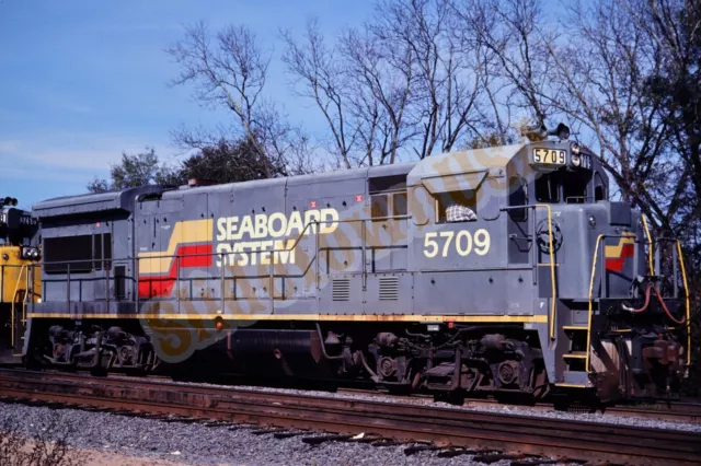 Vtg 1986 Train Slide 5709 Seaboard System Albany GA X8G034