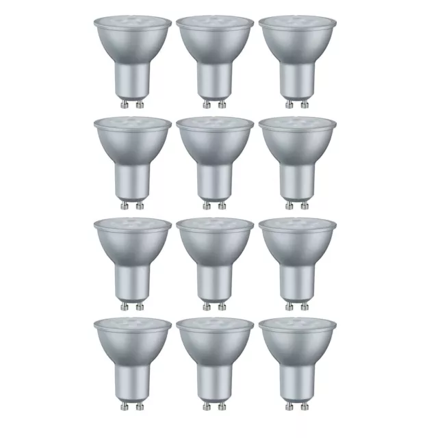 12er Set Paulmann LED Ampoule 6,5W GU10 230V 2700K 425 Lumen Correspond À 50W