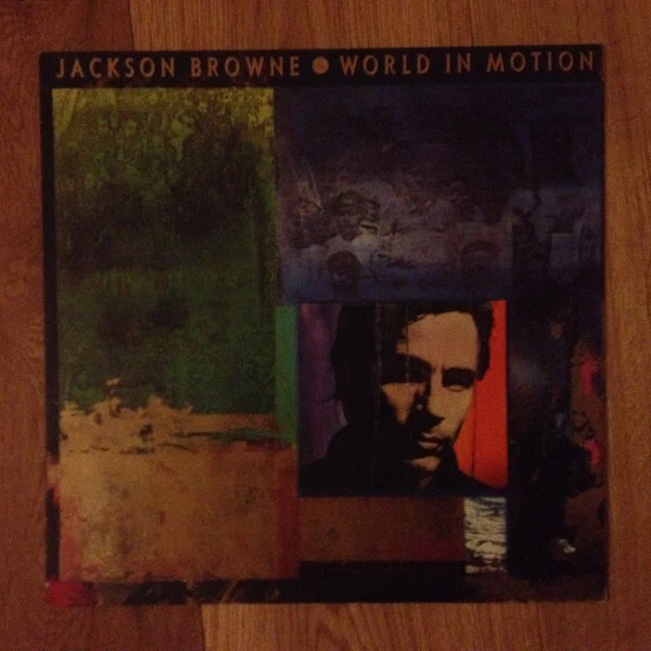 Jackson Browne - World In Motion - Used Vinyl Record - P1451A