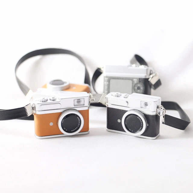 1Pc Dollhouse Miniature Mini Camera Model Kids Toys DIY Doll's House Decor Props