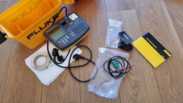 Tester dispositivo portatile Fluke 6500, versione tedesca, software di gestione dati,