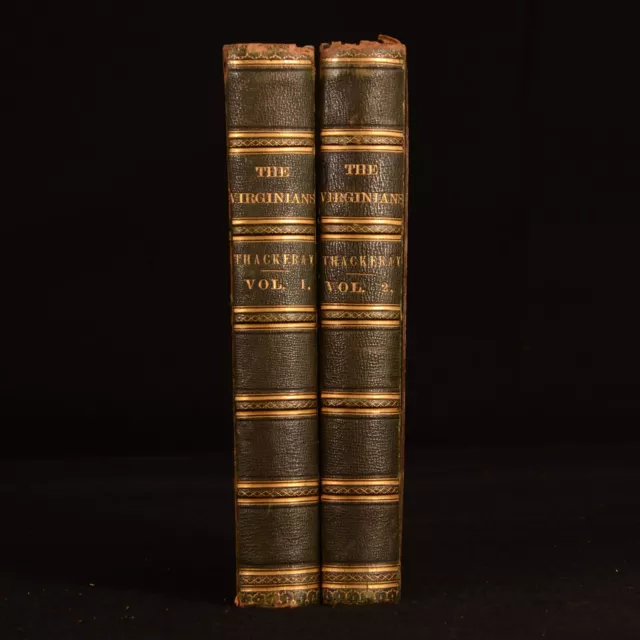 1858-9 2vols The Virginians William Makepeace Thackeray First Edition Illustr...