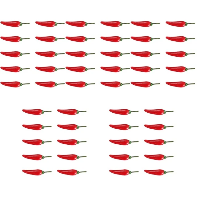 5 PIECES MINI Vegetable Model Pepper Miniatures Tiny House Kit £13.99