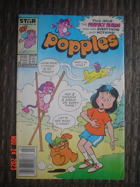 Popples #2 - Marvel's Star Comics - 1987 - Very Good Condition