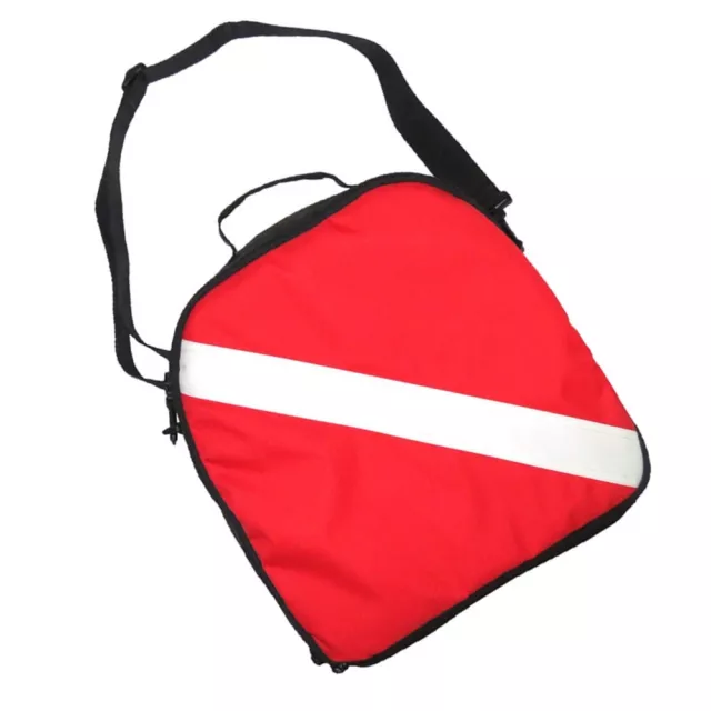 Diving Regulator Bag 12.6*12.6*3.0in 1pc 200g 32*32*7.5cm Nylon+foam Red+White