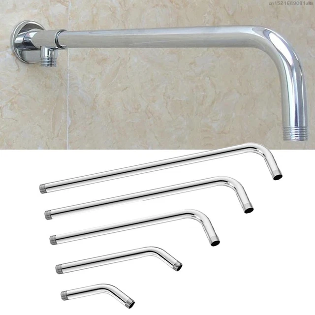 Ducha brazo de extensión ducha adaptador manguera en ángulo repuesto recto