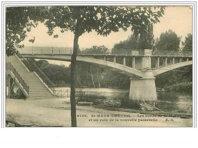 94.Saint-Maur-Creteil.les Bords De La Marne Et Un Coin De La Nouvelle Passerell