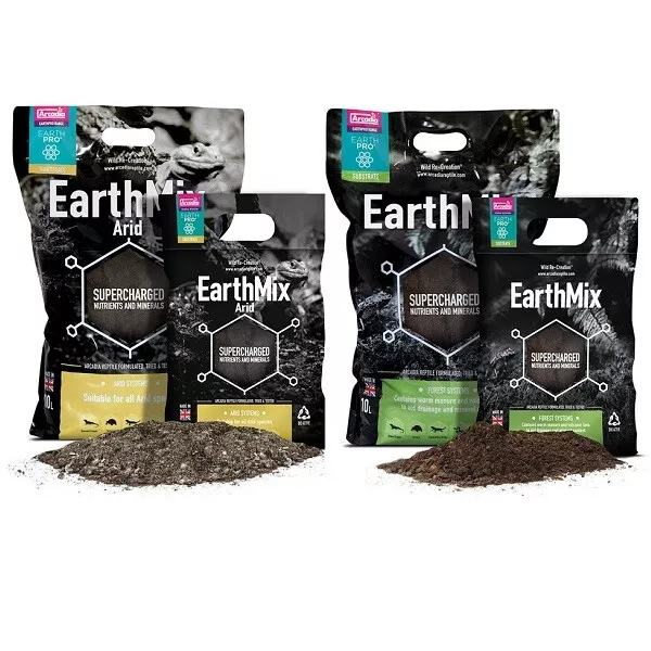 Arcadia Earth Mix / Arid Reptile Substrate - Terrarium / Vivarium - Soil Bedding