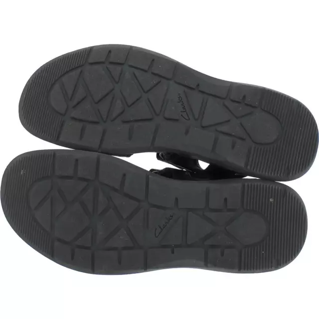 CLARKS MENS WALKFORD Walk Black Slingback Sandals Shoes 13 Medium (D ...