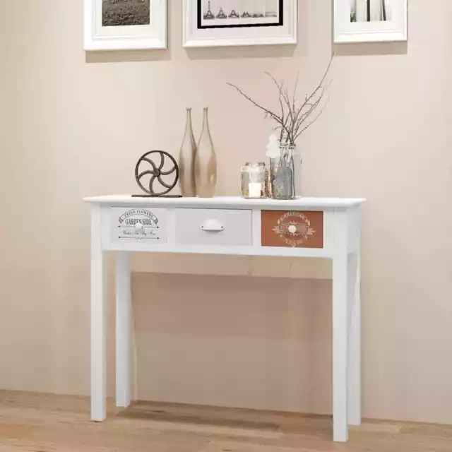 Mesa consola de estilo francés madera vidaXL