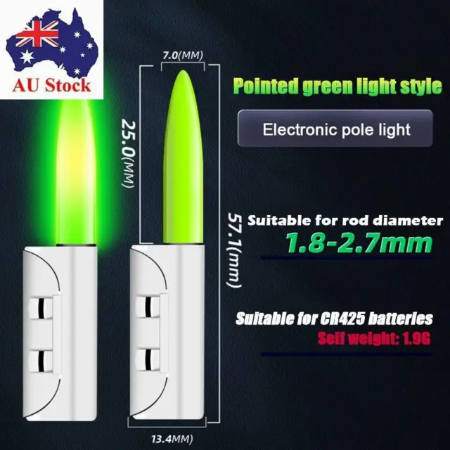 NIGHT FLOAT GLOW Stick Bite Alarm Fishing Rod Tip Lightstick Fluorescent  Light $6.80 - PicClick AU