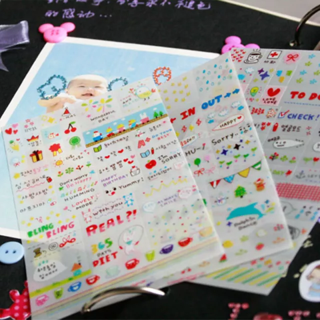 6PCS Calendar Paper Sticker For Scrapbooking DIY Diary Planner Decor  Fashion