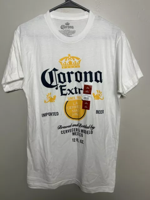 NWT Corona Extra Mexican Beer Short Sleeve T-Shirt- Men's Medium