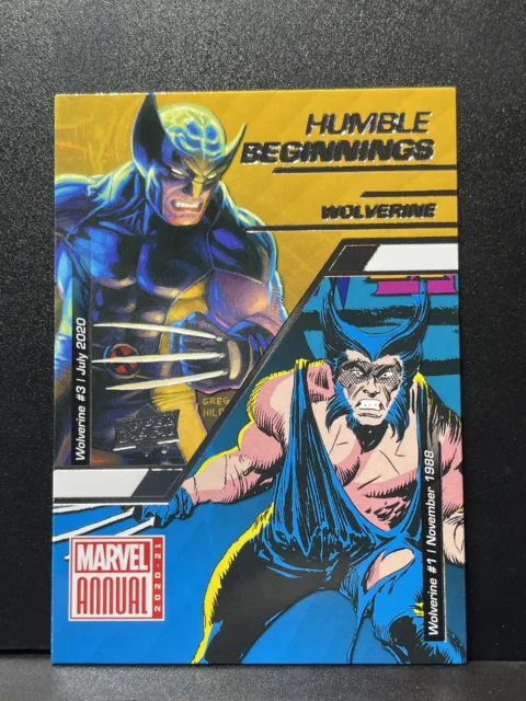2020-21 2021 Marvel Annual Humble Beginnings Insert - HB-3 Wolverine