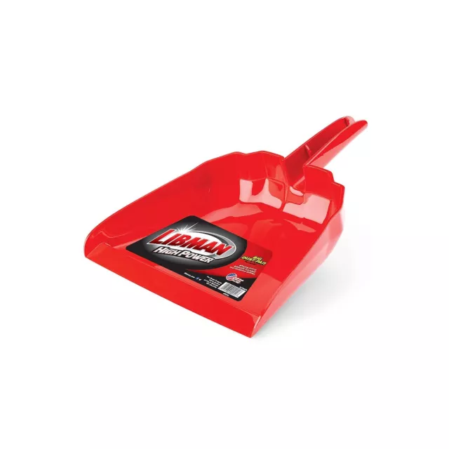 Libman Dust Pan Polypropylene 13" Red Case of 6 (0911)