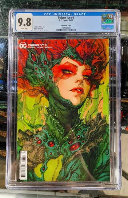 Poison Ivy #3 Artgerm Cover Stanley Lau CGC 9.8 Variant DC Comics HOT BOOK NICE!