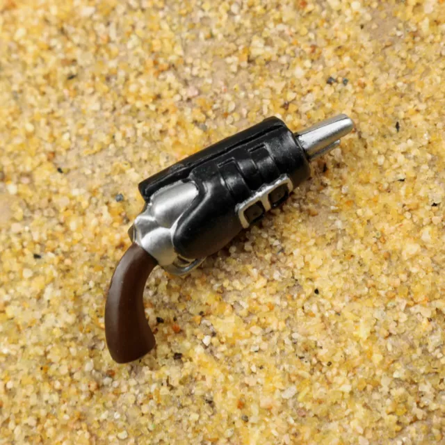 Western Revolver SIX SHOOTER PISTOL Action Figure Replacement Accessory