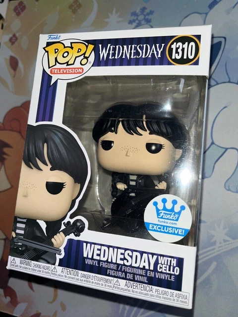 Funko Pop!TV: Wednesday 1310#Wednesday with Cello Exclusive Vinyl Action Figures