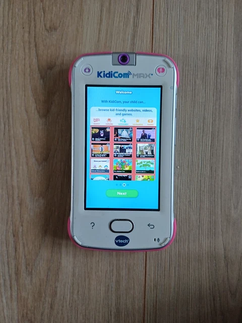 Kid Learning Device VTECH KIDICOM MAX Learning Kids Tablet Touchscreen Device Pink £5.43 ...