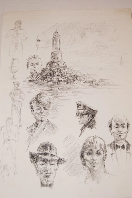 Achetez un dessin au fusain de l'artiste belge Alphonse Mora
