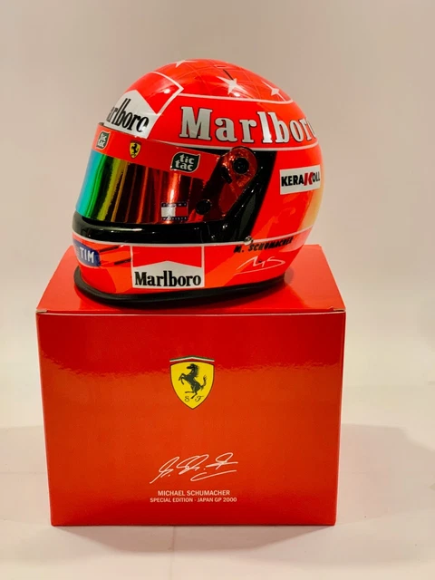 1:5 CASCO HELMET Michael Schumacher Ferrari 2004 World Champion F1 EUR