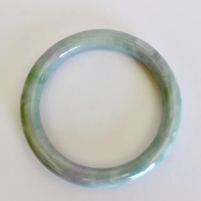 Top Quality Burma Natural Untreated Jadeite Jade Bangle Bracelet Id 56.7Mm