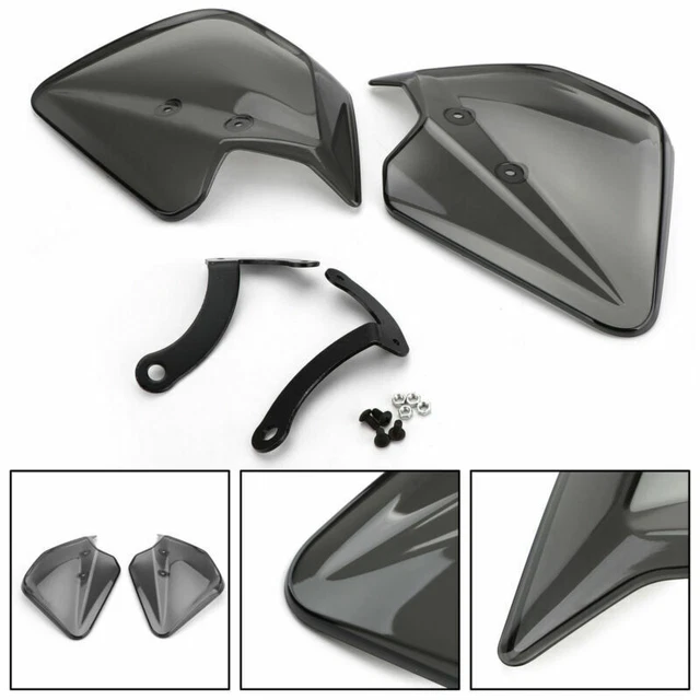 Paire Universel Protège-Mains Garde-Mains En Plastique ABS Moto Poignée E3