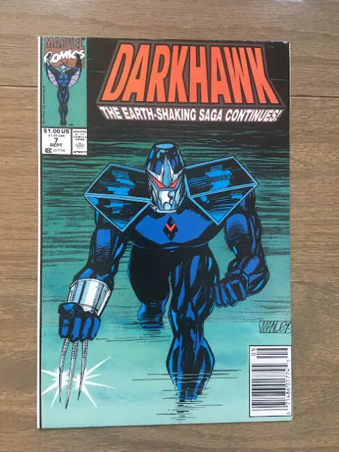 Darkhawk # 7 Vf/Nm Marvel Comics 1991 Newsstand Copy Mike Manley