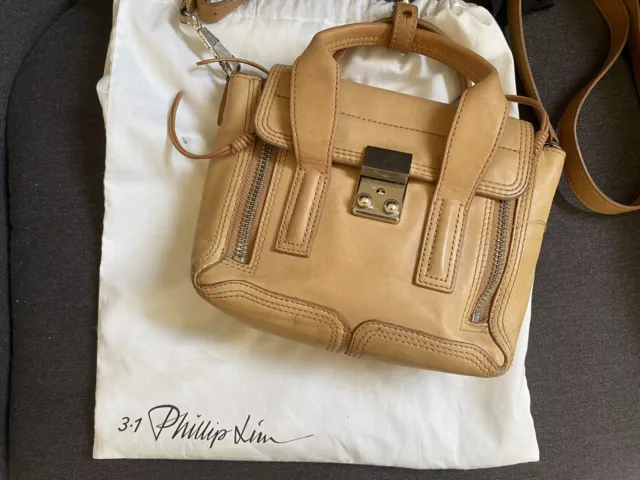 3.1 Phillip Lim mini pashli satchel nude leather crossbody bag