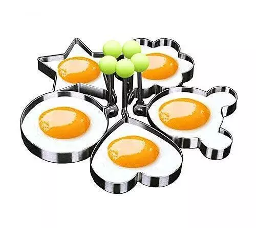 Stainless Steel Egg Moulds Set Of 5