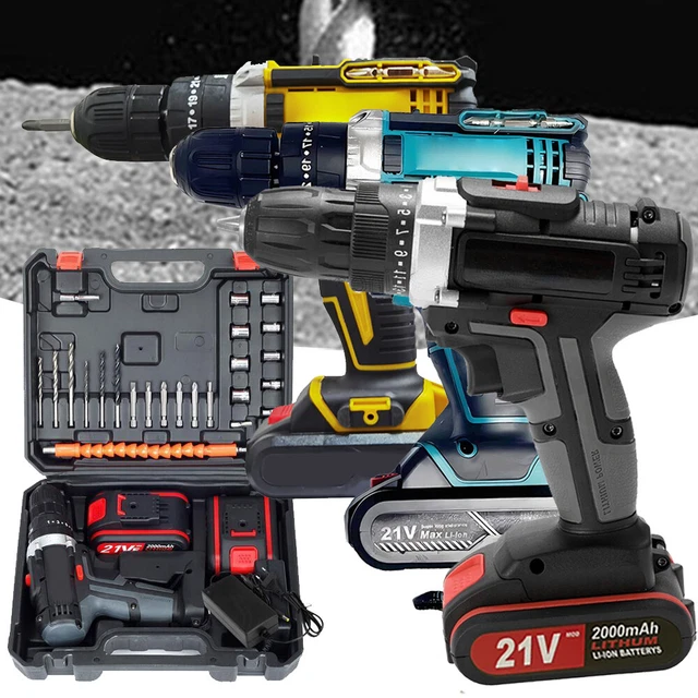 Set Trapano Avvitatore A Batteria 21V Sundpey - 255 Pezzi Con Cassetta Per Casa E Auto - Foto 3