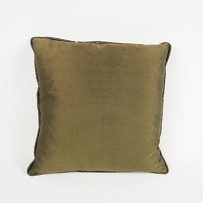 Corona Decor Co. 18" Decorative Pillow Feather/Down Fill BROWN Bedding A3031