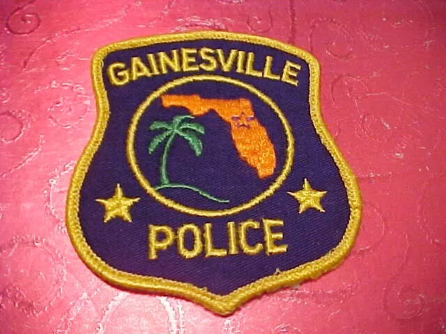 Gainesville Florida Police Patch  Shoulder Size Used Not A Badge