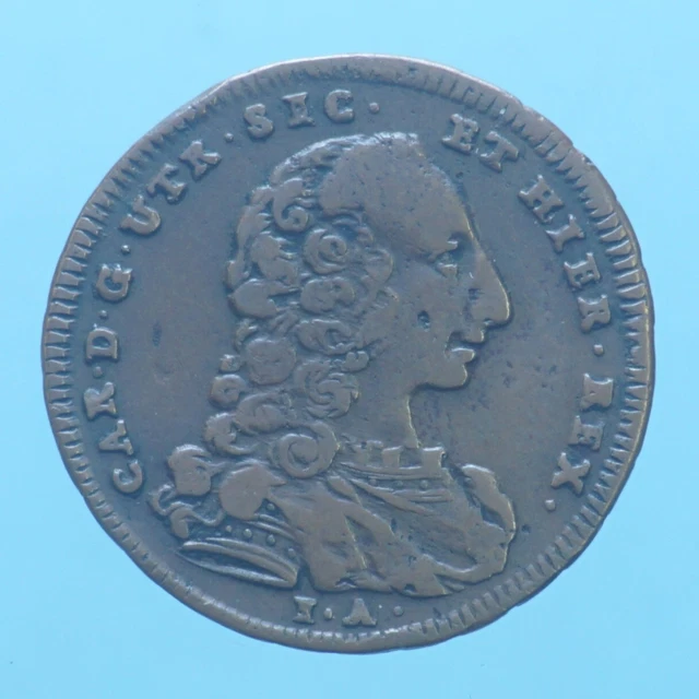 NAPOLI CARLO DI BORBONE 1 e 1/2 TORNESI DA 9 CAVALLI 1756 COIN CUOIO NUMISMATICA NAPOLI CARLO DI BORBONE 1 e 1/2 TORNESI DA 9 CAVALLI 1756 COIN CUOIO NUMISMATICA
