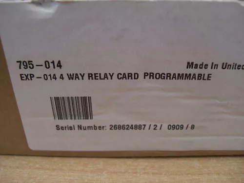 £120 Morley IAS 795-014 4-way programmable relay card 3