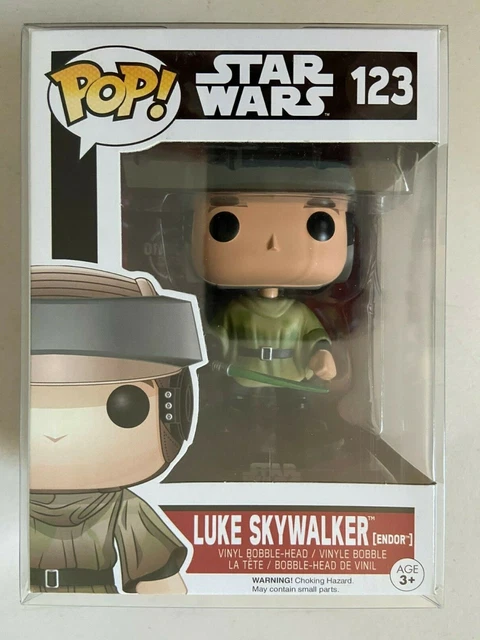 Funko Pop Star Wars Luke Skywalker Endor #123 Retired Vaulted Black Box