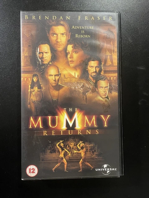 THE MUMMY RETURNS (VHS) 2001 Brendan Fraser, Rachel Weisz, John Hannah ...