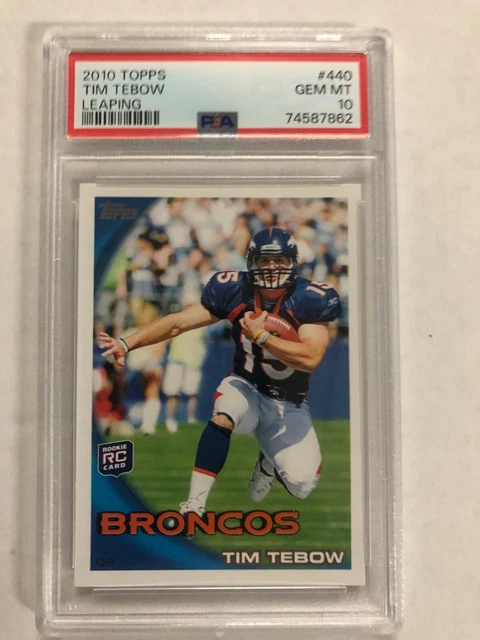 2010 Topps #440 Tim Tebow  PSA 10 RC