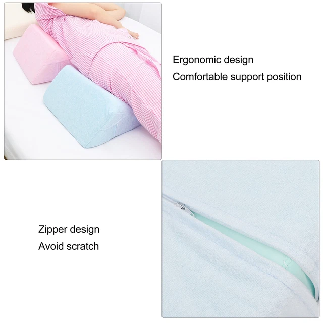 Almohada de soporte de posición posterior de esponja suave en forma 30 cm paciente