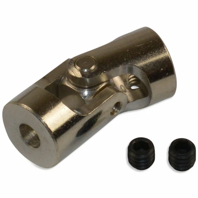 4 Paquets 4mm à 4mm En Acier Joint Cardan Accouplement Connecteur