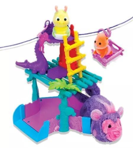 Zhu Zhu Pets ~ Zhu Fari Zippity Zip-Line Playset  & Accessories [877799009848]