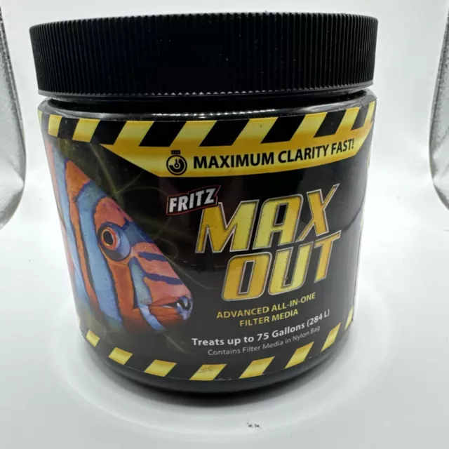 MAXOUT PRO Saltwater Filter Media + Phosphate Remover (16 oz) - Fritz