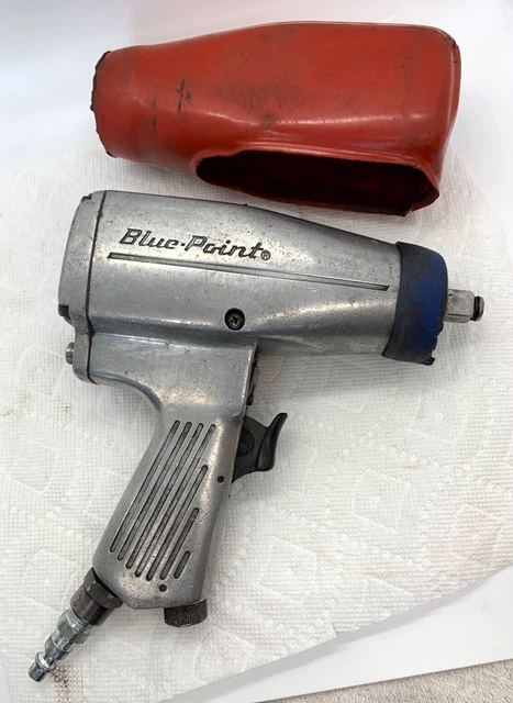Blue Point Tools Air Pneumatic 1/2" Drive Impact Gun Wrench Reversible Red Cover