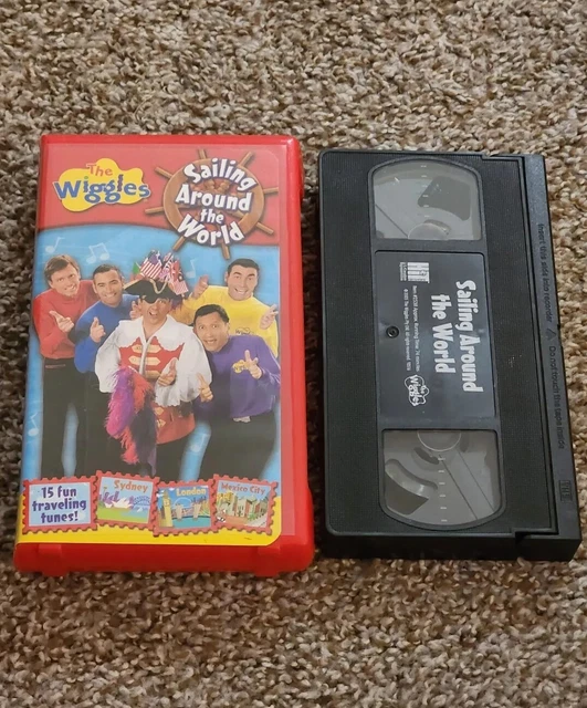 The Wiggles Sailing Around The World Vhs Video Tape C vrogue.co