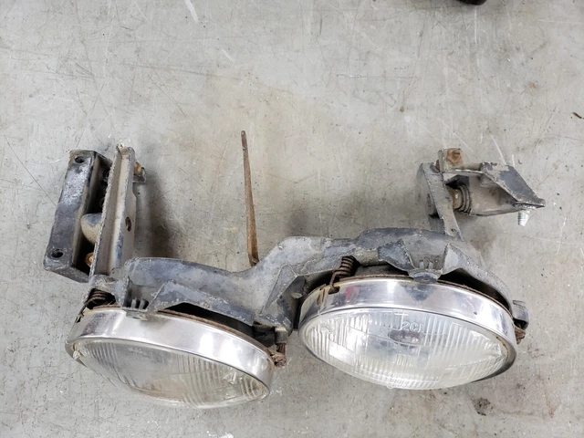 Left Headlight Flip Up Actuator 1968 1969 Buick Riviera Assembly LH Side Grille 2